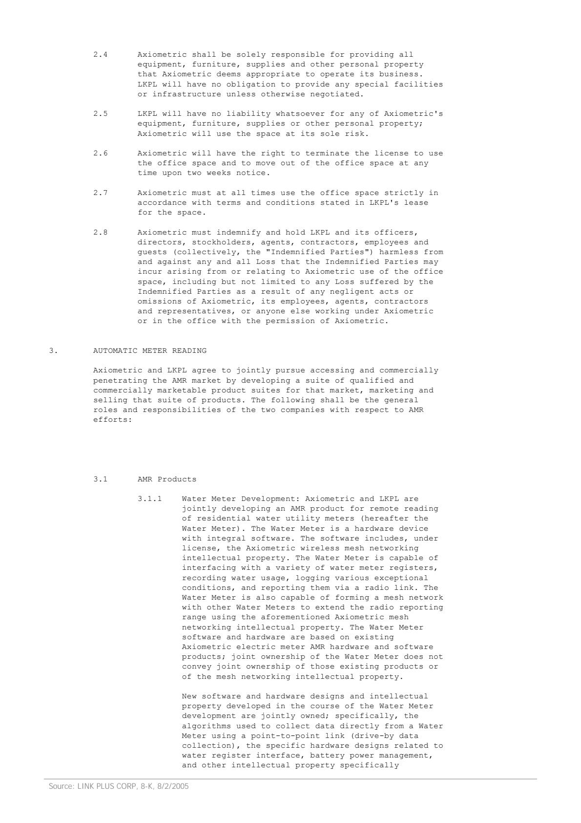 Contract — page 2